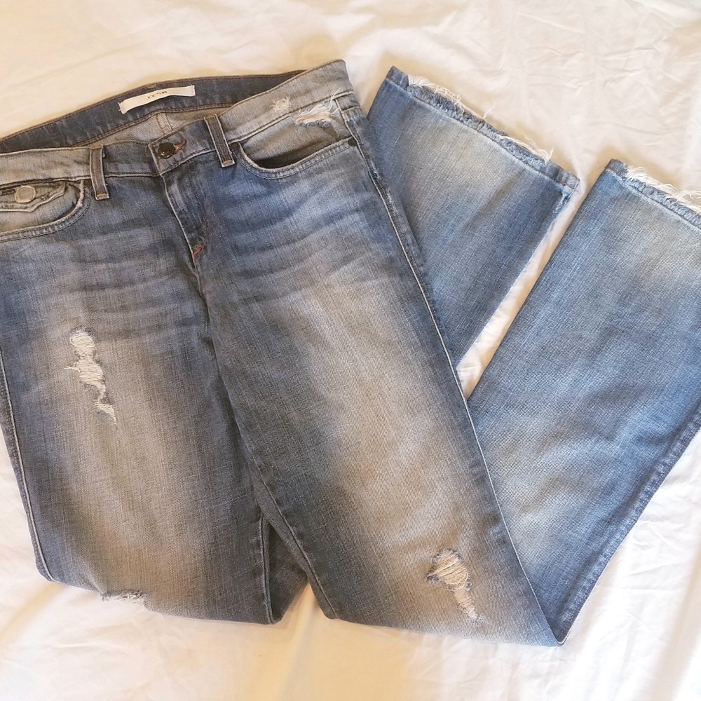 NWOT Joe's Jeans Rocker Fit Distressed Bootcut